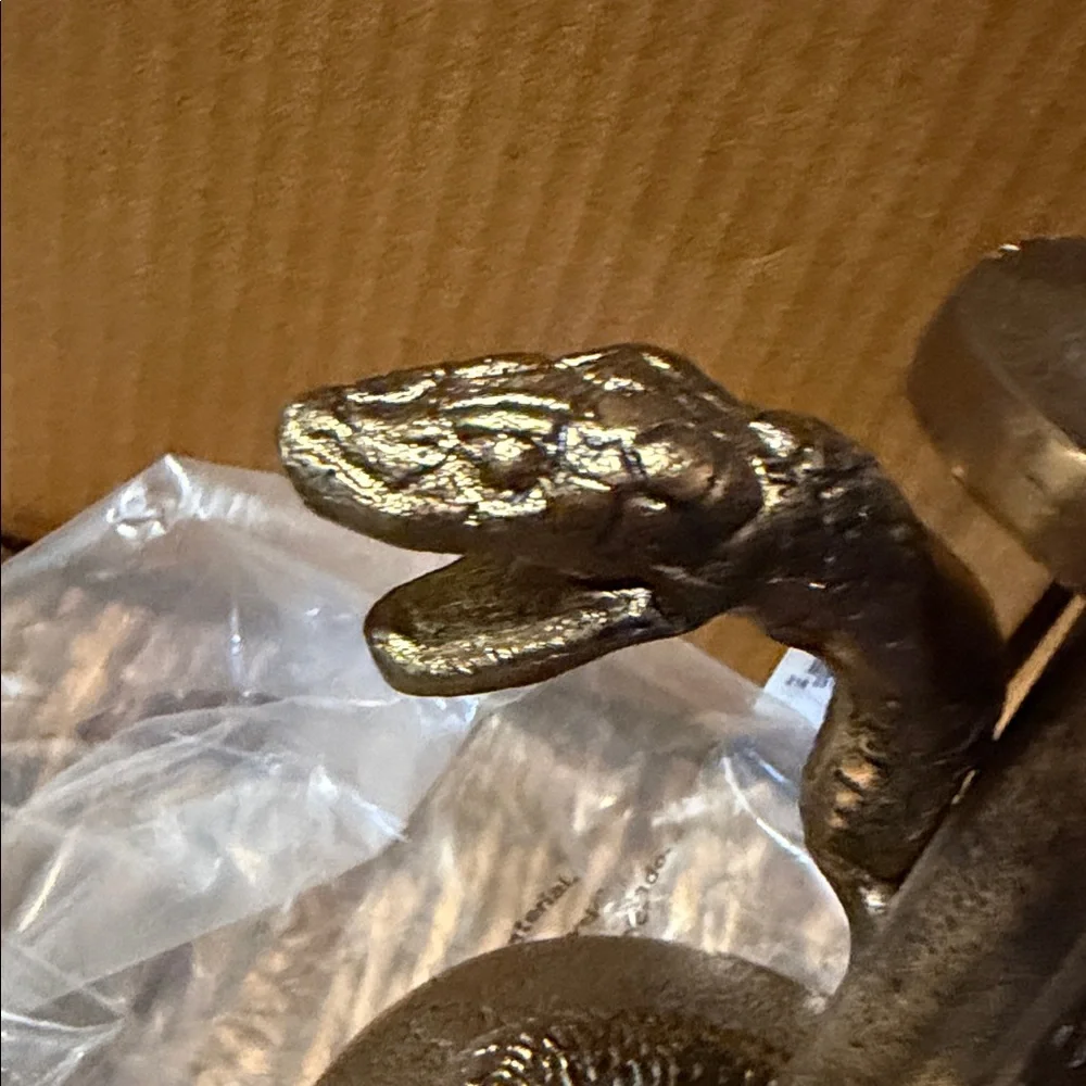 Pottery Barn Snake 🐍 Brass Candle Holders Set Of 2 BNWT